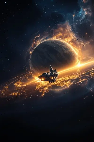 星际泊岸 科幻冒险电影海报